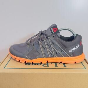 Reebok YourFlex Train 9.0 Women’s Size 10 Running Gym Shoes Orange Gray athletic